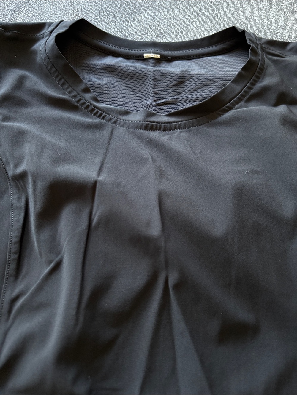lululemon athletica Black Short-Sleeve Midi Dress - Picture 3 of 6